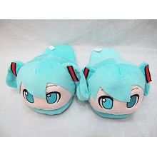 12inches Hatsune Miku anime plush shoes slippers a...