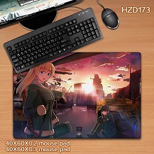 Girls' Last Tour anime mouse pad