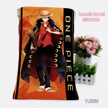 One Piece anime towel