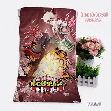 My Hero Academia anime towel