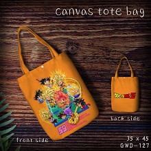 Dragon ball canvas tote bag shopping bag