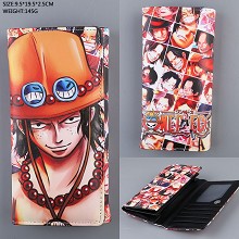 One Piece ACE long wallet