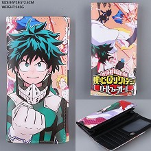 My Hero Academia anime long wallet