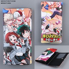 My Hero Academia anime long wallet