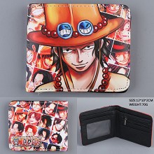 One Piece ACE anime wallet