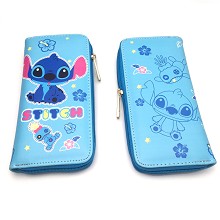 Stitch anime long wallet