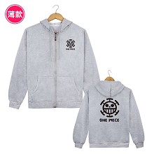 One Piece Law anime thin hoodie cloth