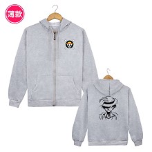 One Piece Luffy anime thin hoodie cloth