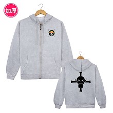 One Piece Edward Newgate anime thick hoodie cloth