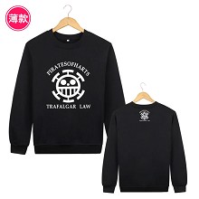 One Piece Law anime thin hoodie cloth