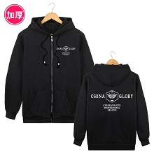 China glory thick hoodie