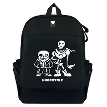 Undertale canvas backpack bag