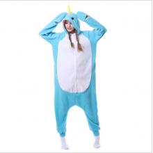 Cartoon  animal flano pajamas dress hoodie