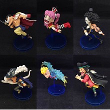 One Piece anime figures set(6pcs a set)