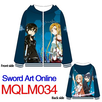 Sword Art Online anime hoodie cloth dress