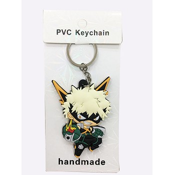 My Hero Academia anime two-sided key chain