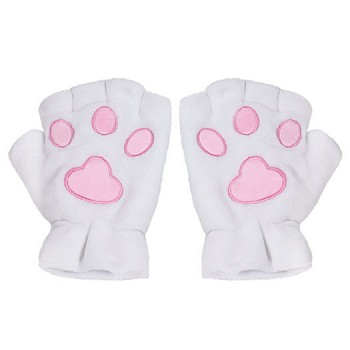 Neko Atsume plush gloves a pair