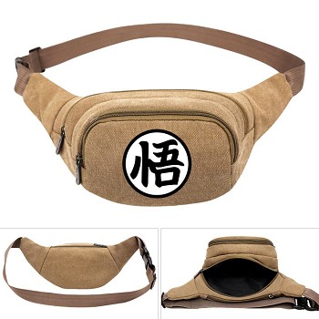 Dragon Ball anime canvas pocket waist pack bag