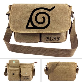 Naruto anime canvas satchel shoulder bag