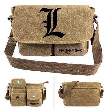 Death Note anime canvas satchel shoulder bag