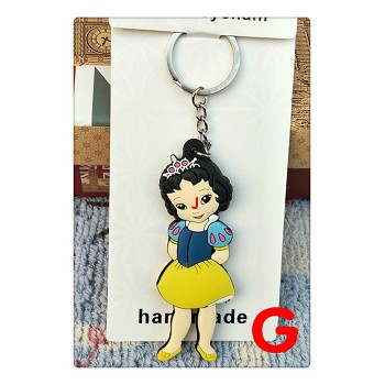 Disney Princess anime two-side key chain