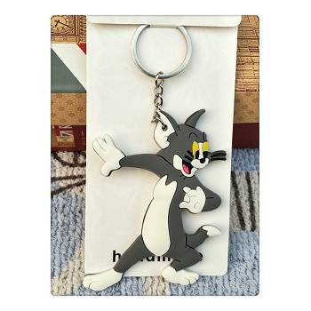 Tom and Jerry anime two-side key chain