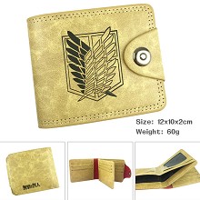 Attack on Titan anime wallet