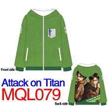 Attack on Titan anime hoodie cloth dress