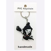 Overwatch two-sided key chain