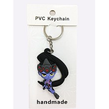 Overwatch two-sided key chain