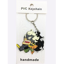 Overwatch two-sided key chain