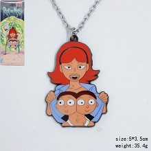 Rick and Morty necklace