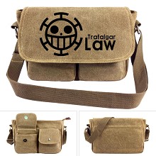 One Piece anime canvas satchel shoulder bag