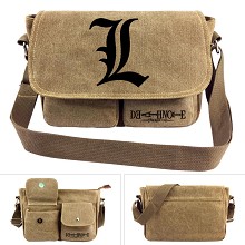 Death Note anime canvas satchel shoulder bag