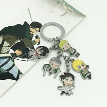 Attack on Titan anime key chain