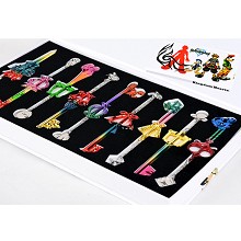 Kingdom of Hearts key chains a set