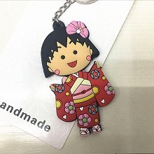 Chi-bi Maruko anime two-side key chain