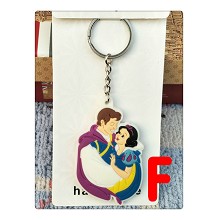 Disney Princess anime two-side key chain