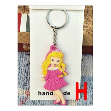 Disney Princess anime two-side key chain