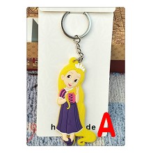 Disney Princess anime two-side key chain