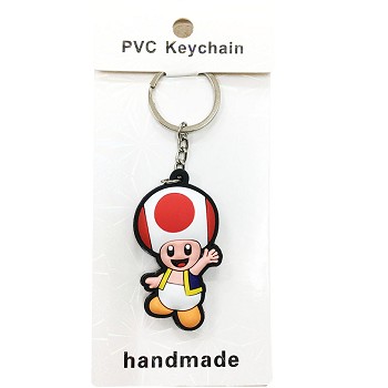 Super Mario two-sided key chain