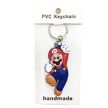 Super Mario two-sided key chain