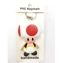 Super Mario two-sided key chain