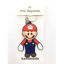 Super Mario two-sided key chain