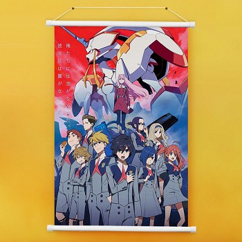 DARLING in the FRANXX anime wall scroll