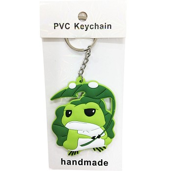 Travel Frogwas two-sided key chain