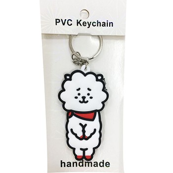 BTS two-sided key chain