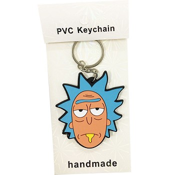 Rick and Morty two-sided key chain