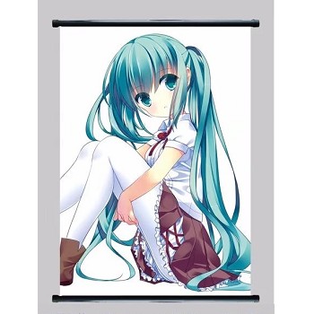 Hatsune Miku anime wall scroll