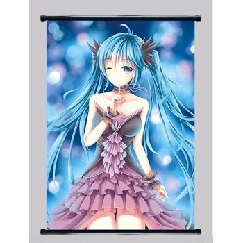 Hatsune Miku anime wall scroll